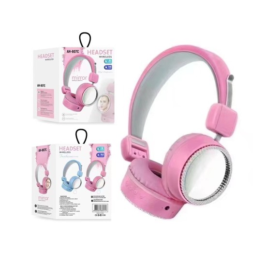 Auriculares Inalámbricos Stone Mirror AH-807C con Cancelación de Ruido Rosa